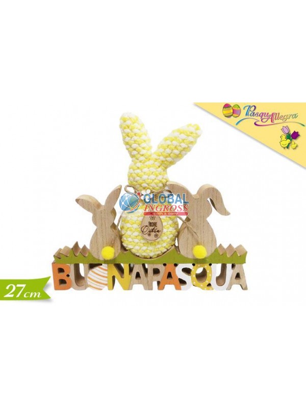 DECORAZIONE BUONA PASQUA 27cm