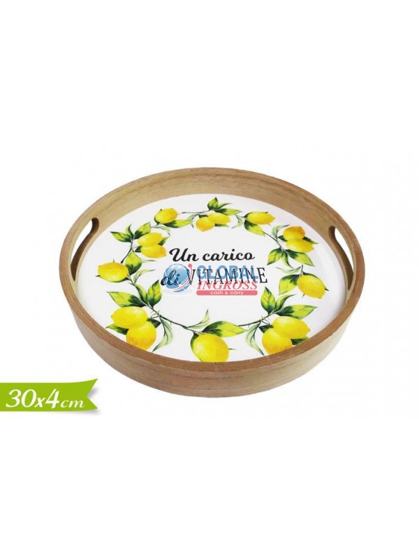 VASSOIO TONDO LIMONI