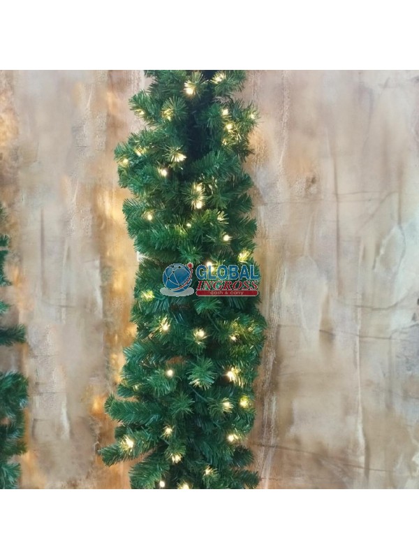 GHIRLANDA VERDE 270cm PVC C/170 LED