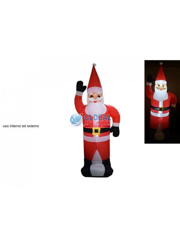 BABBO.NATALE GONF.240 CM.