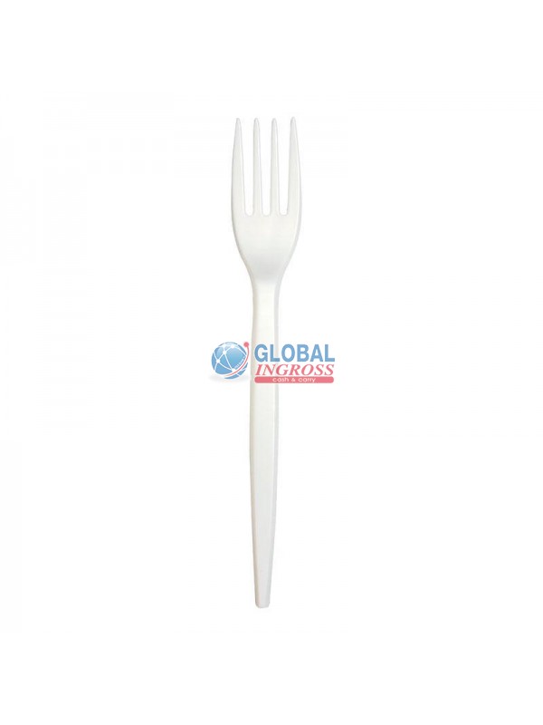 FORCHETTE BIOPLASTICA BIANCHE 15pz
