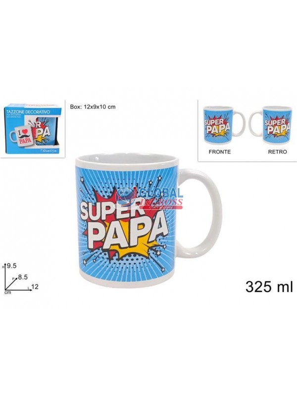 TAZZA PAPA' 325ml ASS. IN BOX