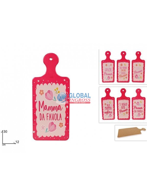 SOTTOPENTOLA TAGLIERE MAMMA 12x30cm BASE SUGHERO