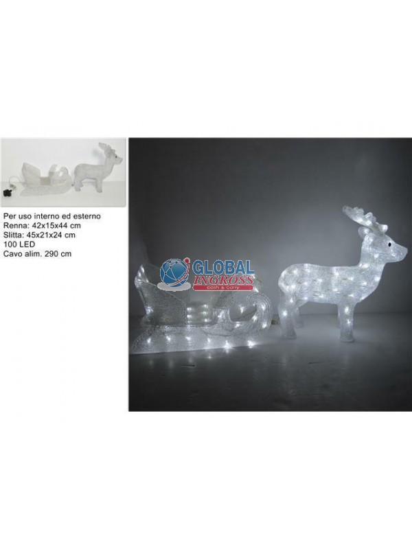 RENNA C/SLITTA 100 LED USO ESTERNO