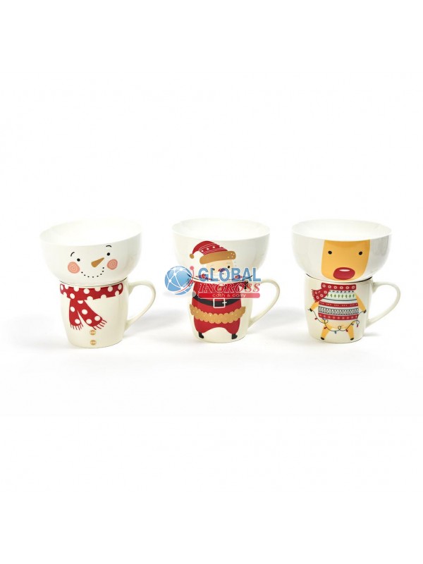 SET TAZZA E CIOTOLA NATALE
