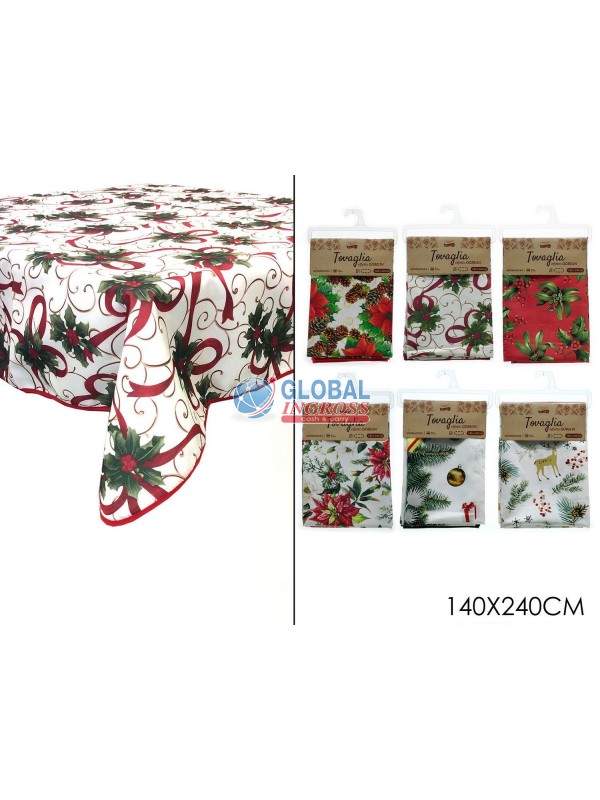 TOVAGLIA NATALE ANTIMACCHIA 140x240