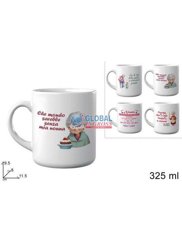 TAZZA NONNA 325ml ASS. IN BOX
