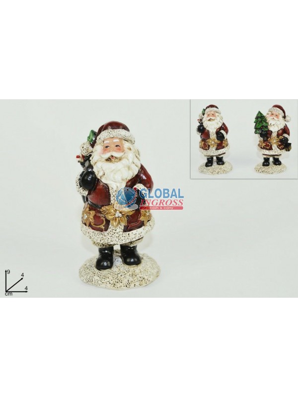 BABBO NATALE CERAMICA 9cm