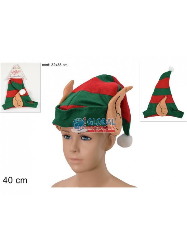 CAPPELLO ELFO STRISCE