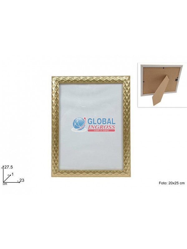 CORNICE FANTASIA ROMBI ORO 20x25