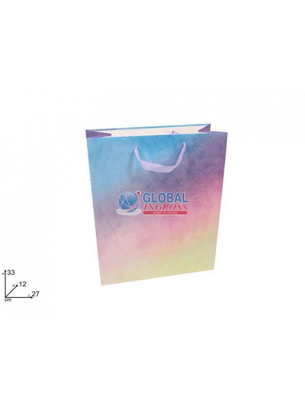 SHOPPER ARCOBALENO GLITTER 27x33