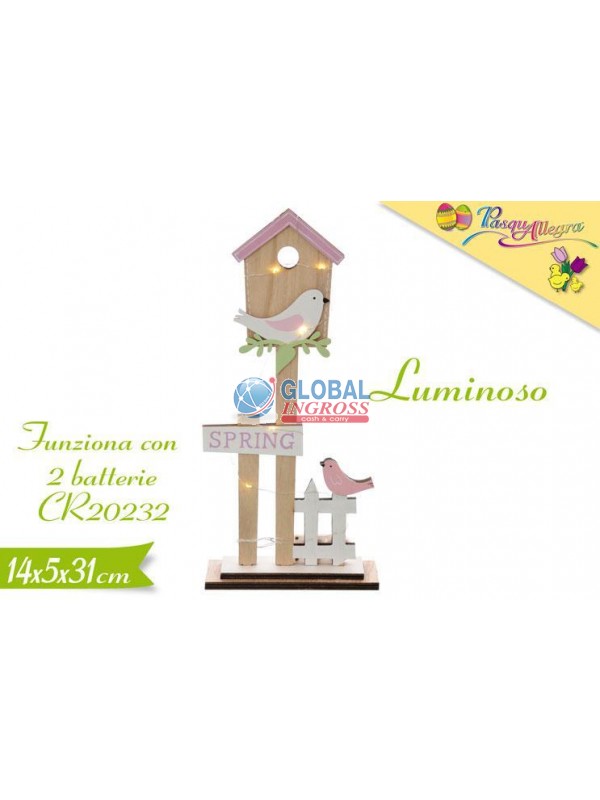 DECORAZIONE CASETTA C/LUCI