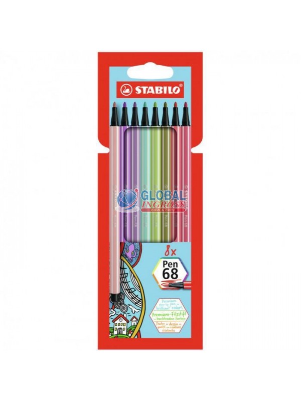 STABILO PEN68 8 colori NEW