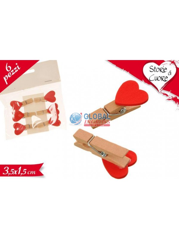MOLLETTE CUORE 6pz