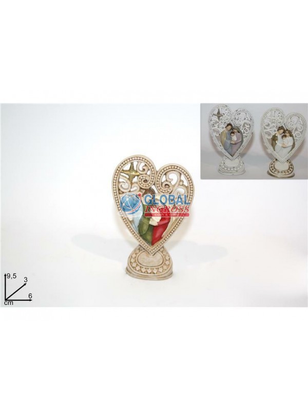 CUORE STILIZZATO C/NATIVITA'