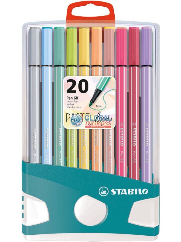 STABILO PASTELPARADE 20PEN68 PASTELLO