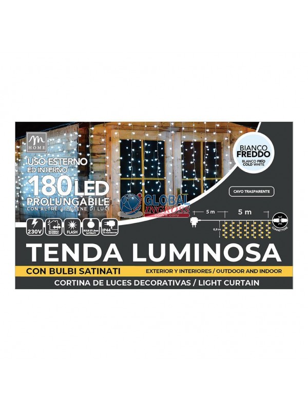 TENDA BULBI 180 FLASHLED BIANCO FREDDO X ESTERNO