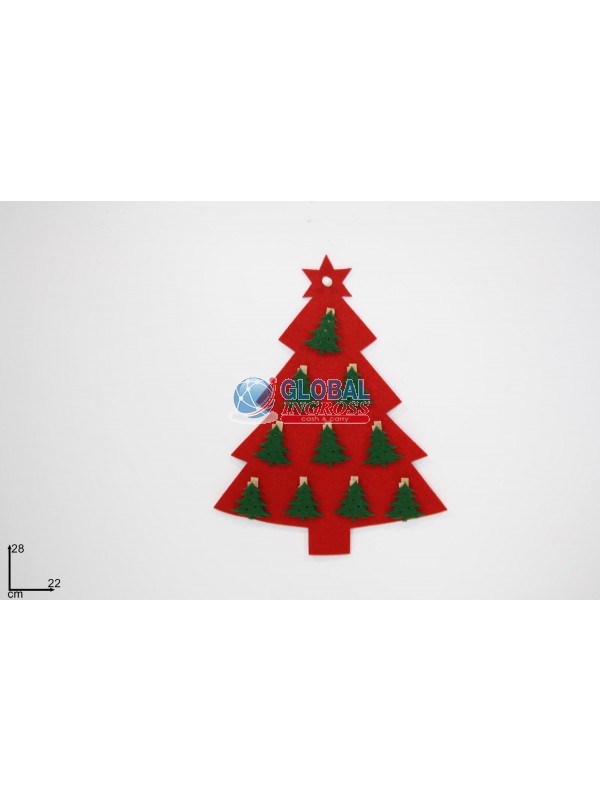 MOLLETTINE NATALE 10pz SU ALBERO