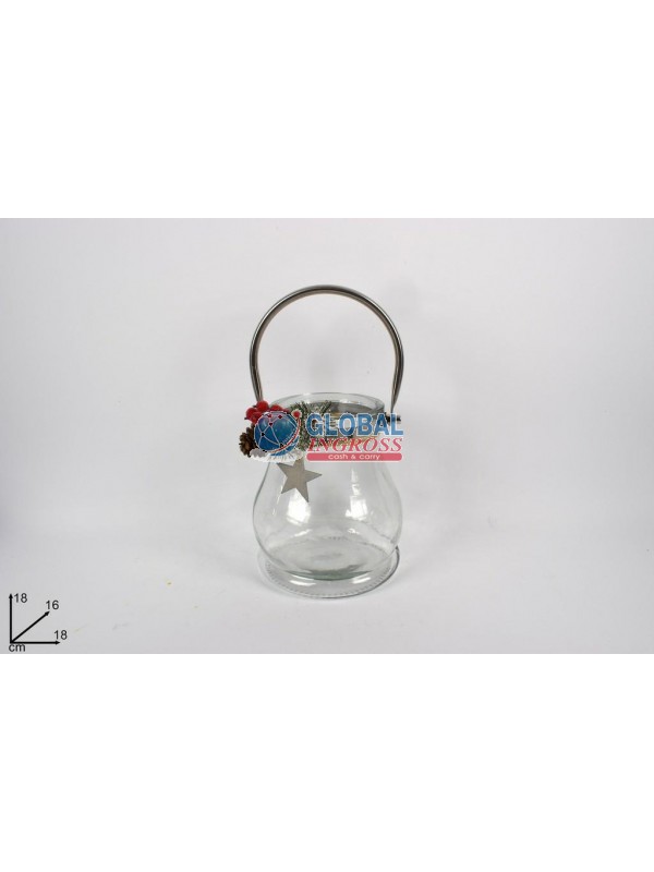 LANTERNA BORDO SILVER C/BACCHE .M