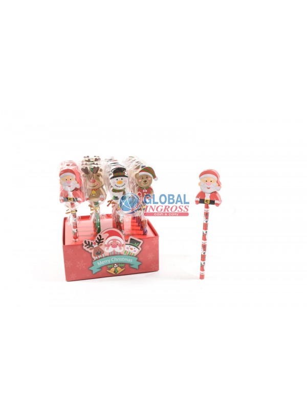 MATITA NATALE C/GOMMA