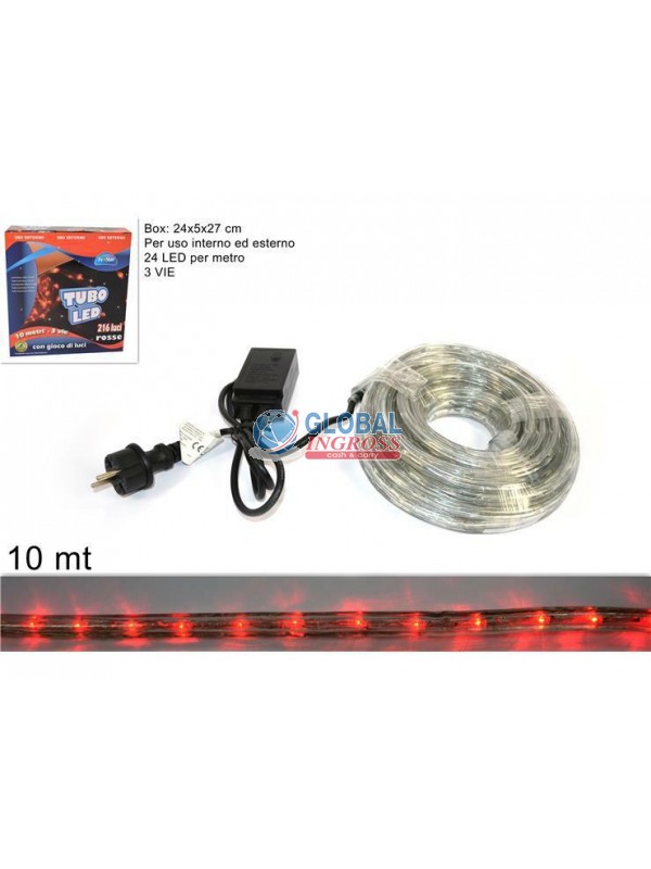 TUBO LED 10mt ROSSO