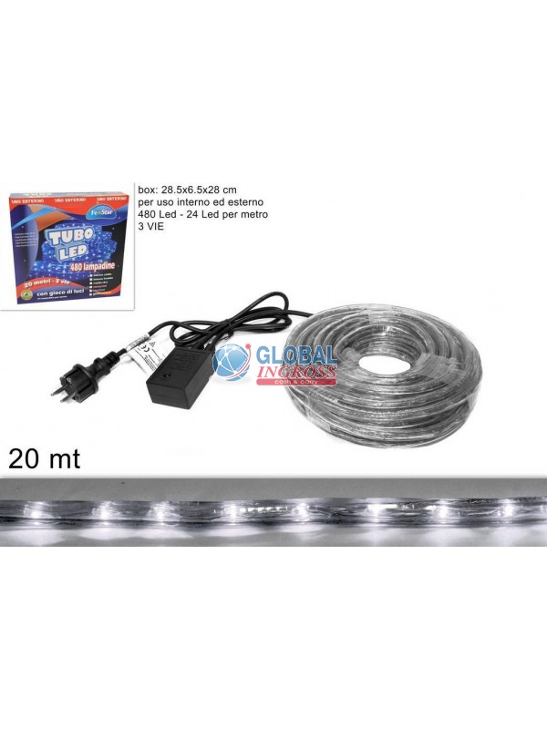 TUBO LED 20mt BIANCO FREDDO