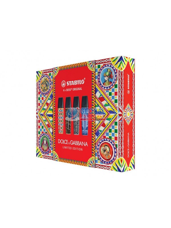 STABILO BOSS 4pz COFANETTO DOLCE & GABBANA - EDIZIONE LIMITATA