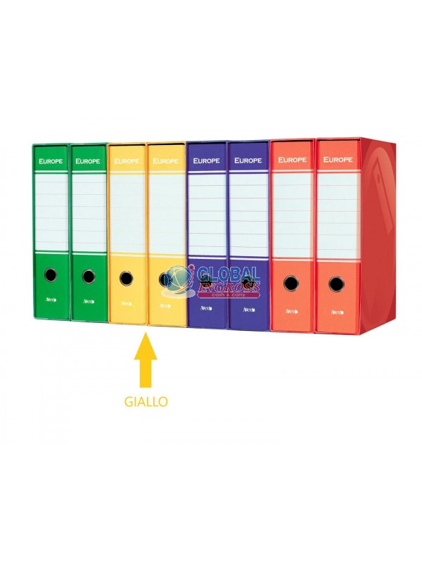 REGISTRATORE D5 GIALLO EUROPE