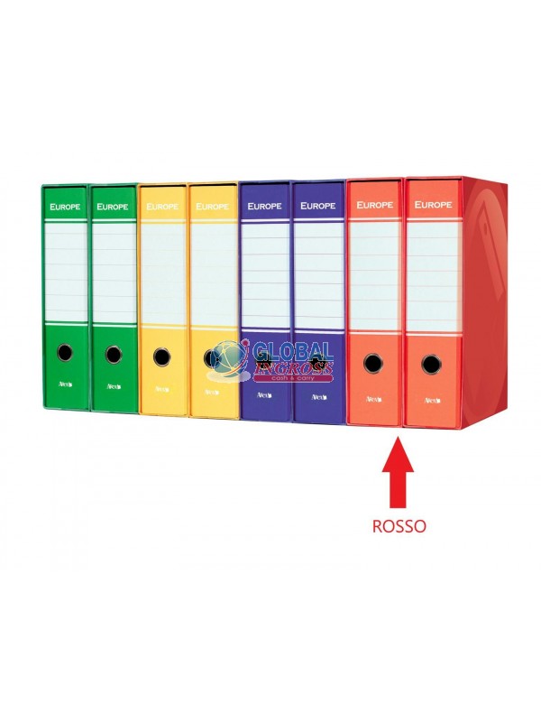 REGISTRATORE D5 ROSSO EUROPE