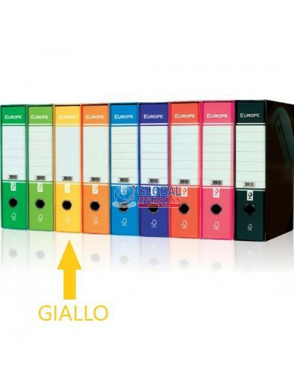 REGISTRATORE D8 GIALLO EUROPE