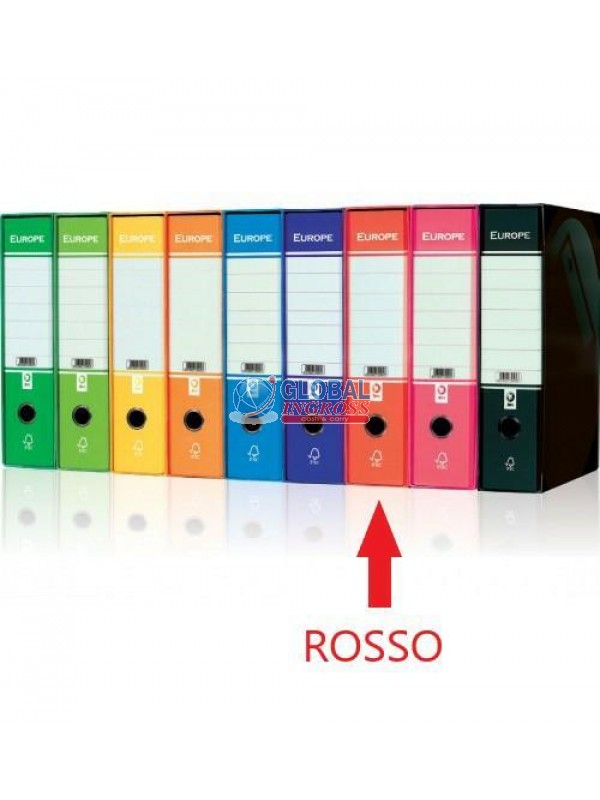 REGISTRATORE D8 ROSSO EUROPE