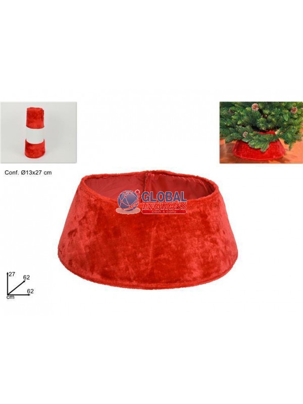 COPRIPIEDE PELLICCIA ROSSO