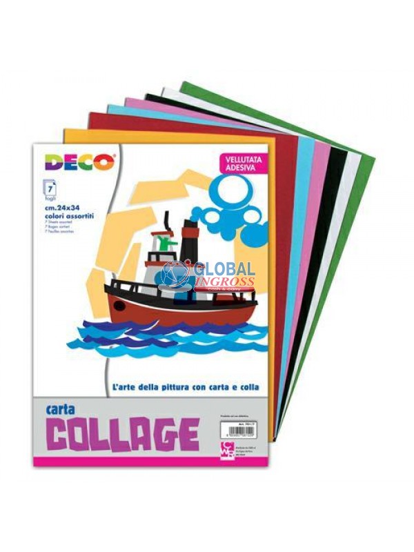 COLLAGE 24x34 7ff VELLUTATA ADESIVA