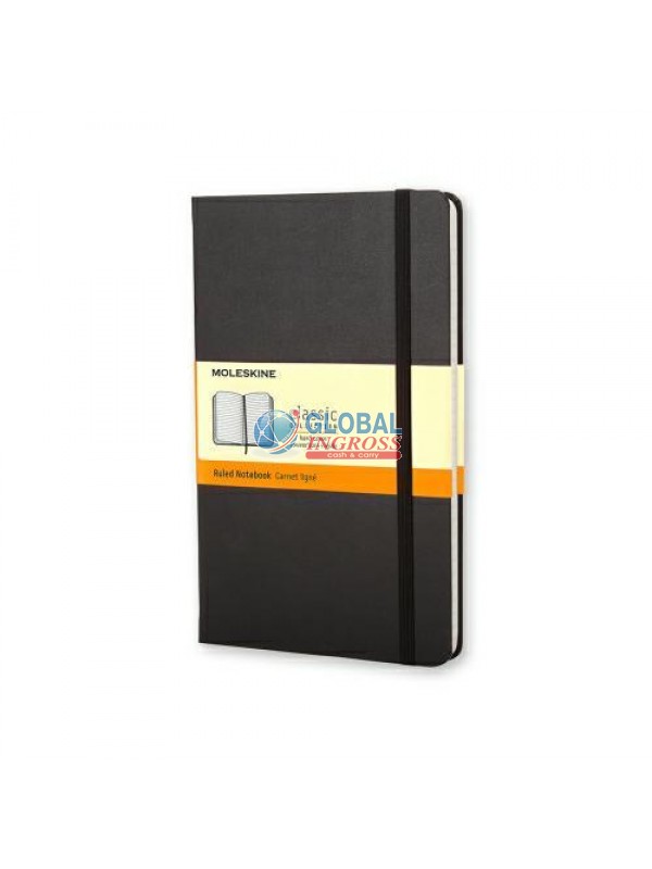MOLESKINE L NERO RIGHE 13x21 COP.RIGIDA