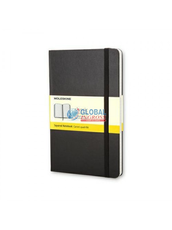 MOLESKINE L NERO QUADRETTI 13x21 COP.RIGIDA
