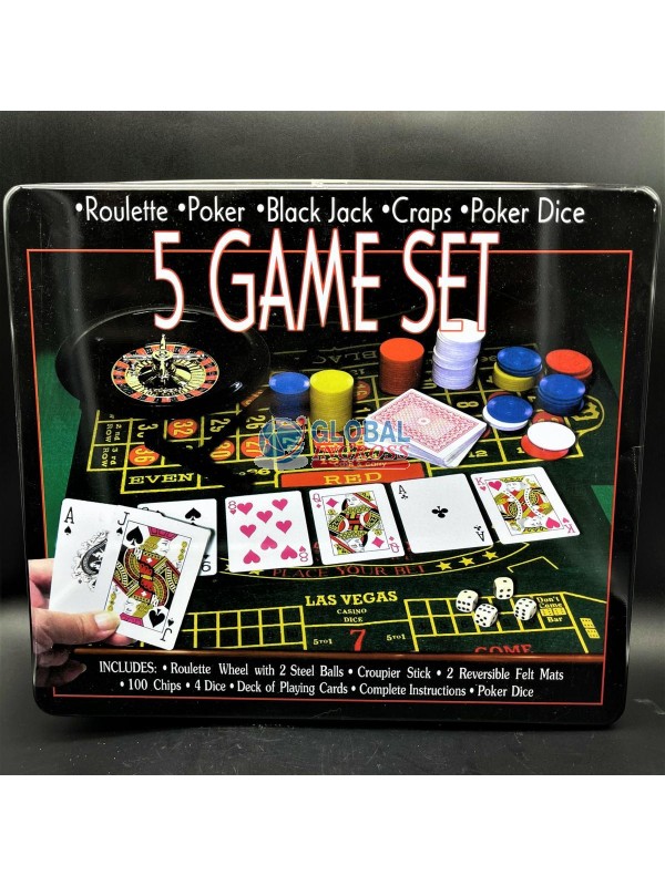 SET CARTE 5 GIOCHI IN 1