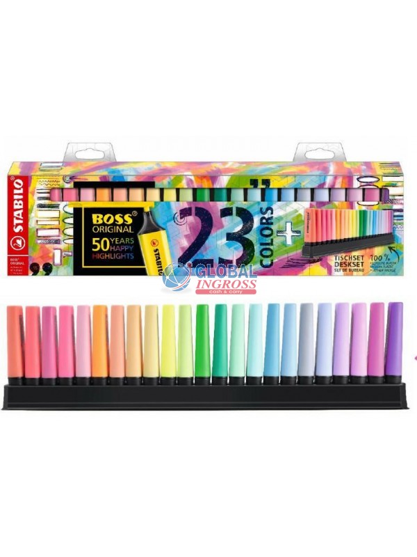 STABILO BOSS DESKSET 23COLORI.