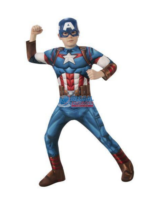 COSTUME CAPITAN AMERICAtg.S 5-6anni