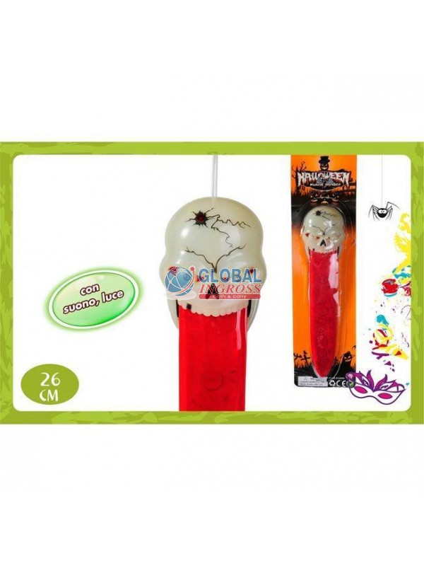 CRAVATTA MUSICALE C/TESCHIO