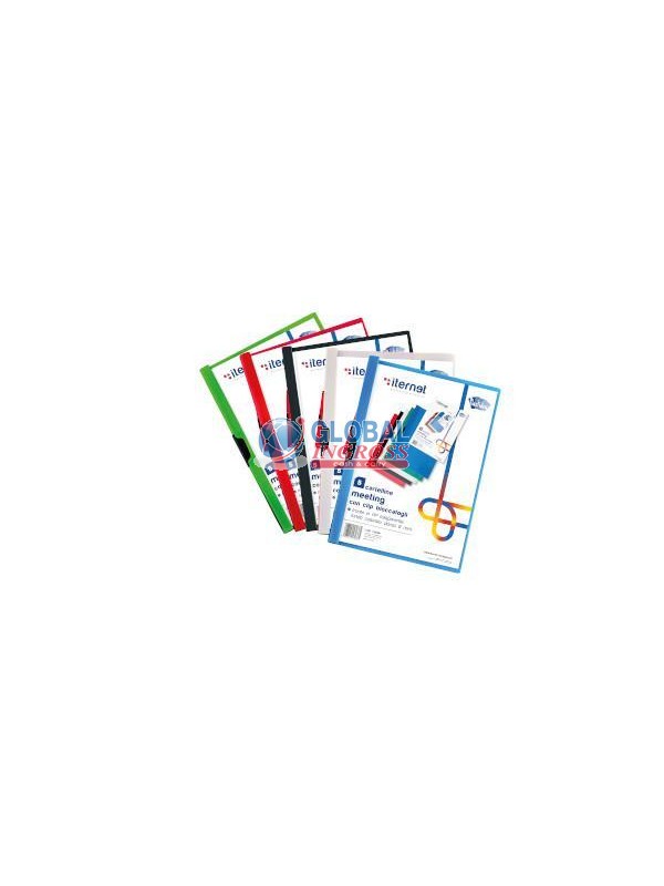 CARTELLA C/CLIP A4 D.8mm ROSSO