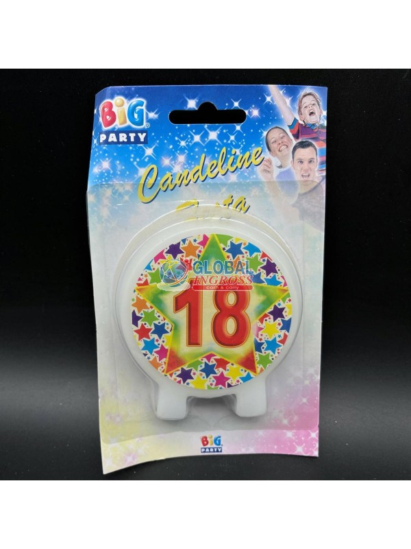 CANDELA TONDA 18 STARDUST