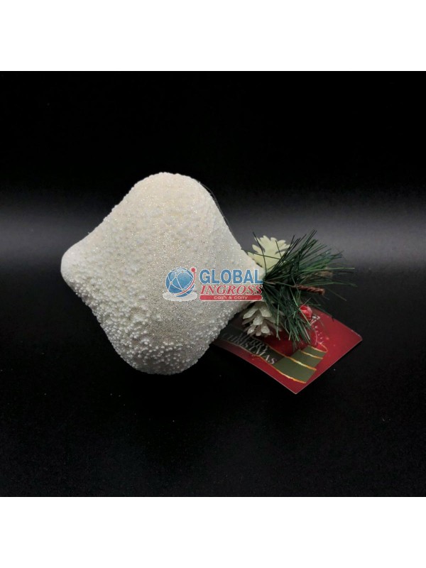 PALLA GOCCIA CORTINA BIANCO 8cm