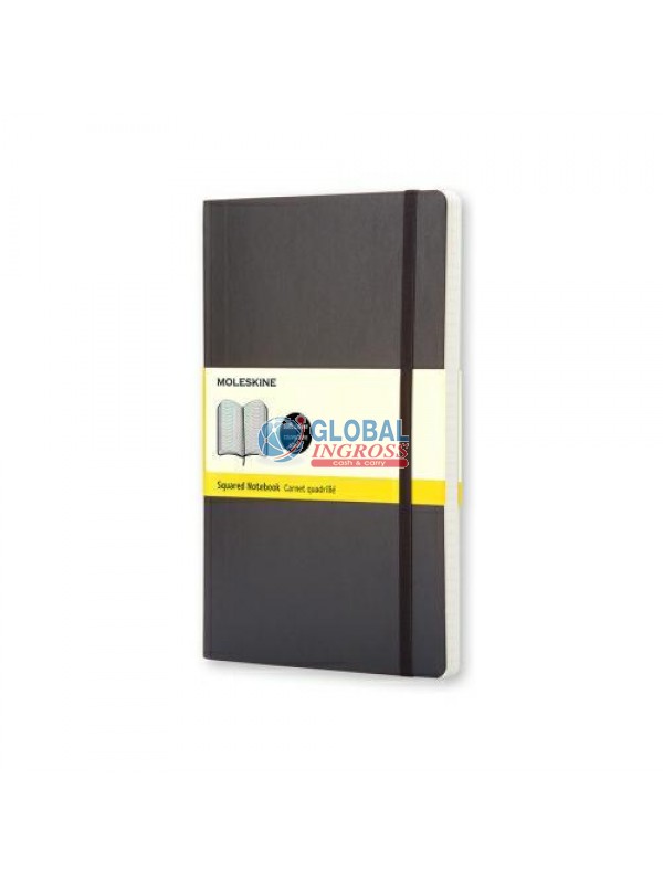 MOLESKINE L NERO QUADRETTO 13x21 COP.SOFT