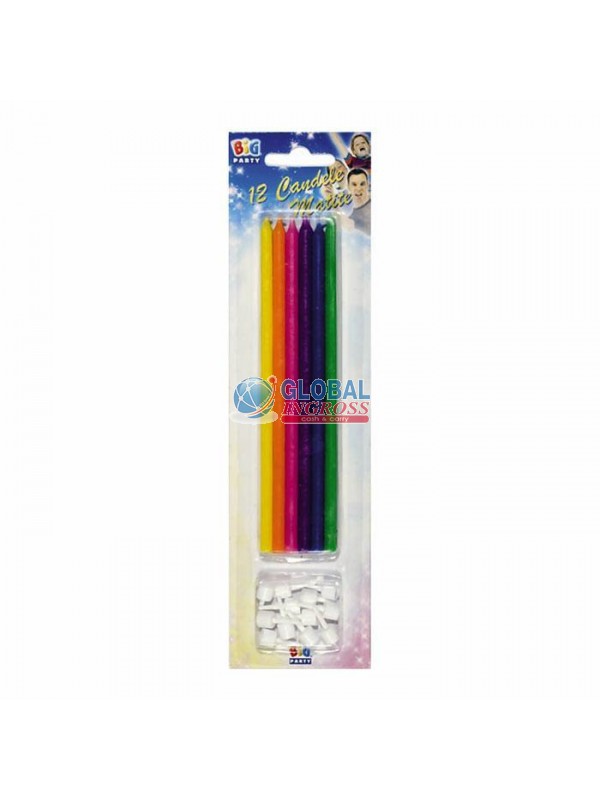 CANDELE MATITA ASS. 12pz