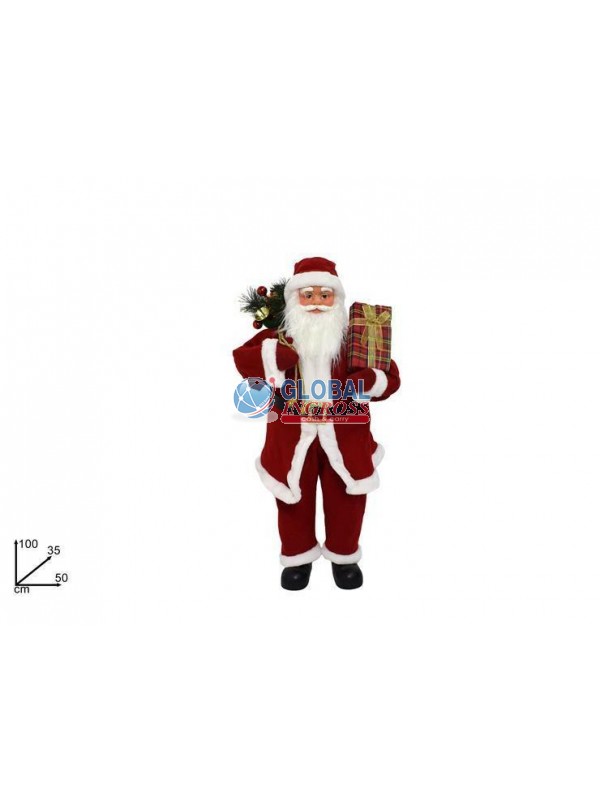 BABBO NATALE C/SACCO DONI 100cm