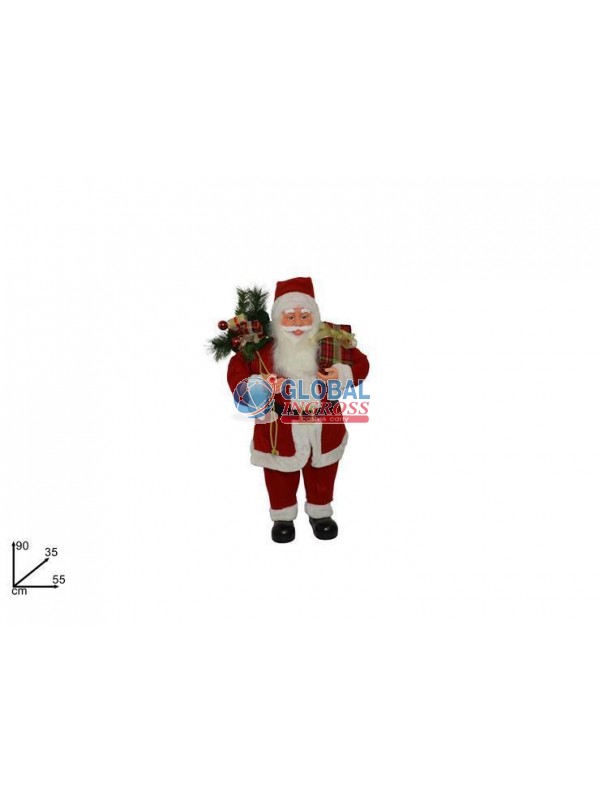 BABBO NATALE C/SACCO DONI 90cm