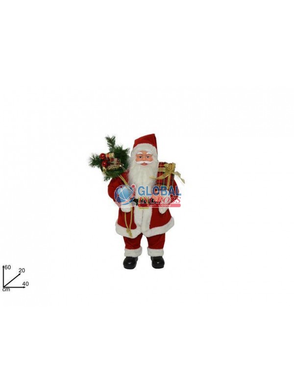 BABBO NATALE C/SACCO DONI 60cm