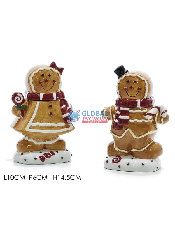 BISCOTTIERA OMINO PAN DI ZENZERO 14cm