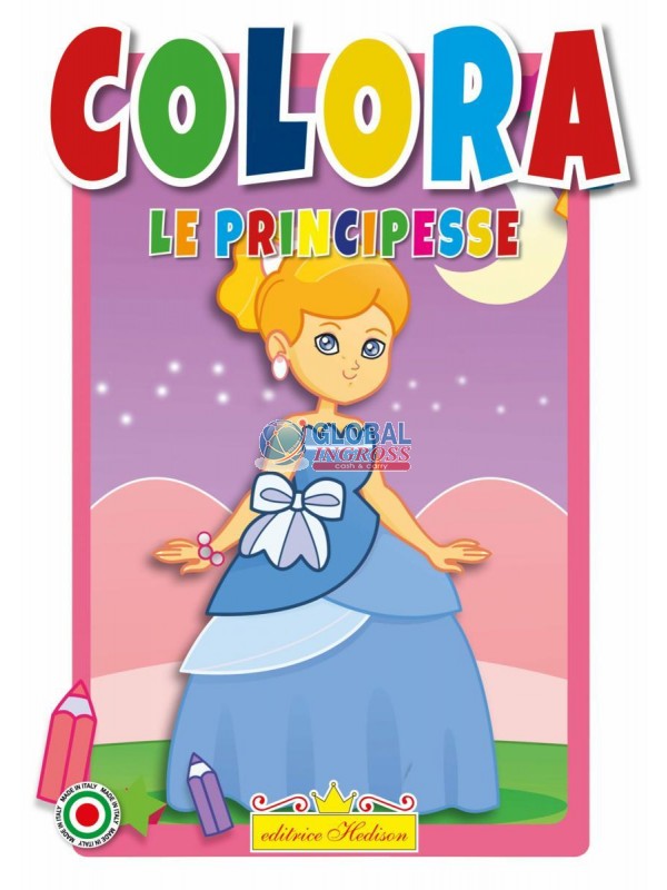 LIBRO COLORA LE PRINCIPESSE.