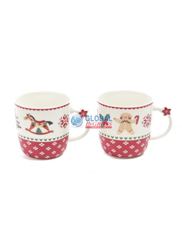 TAZZA NATALE PORCELLANA350ml ASS.